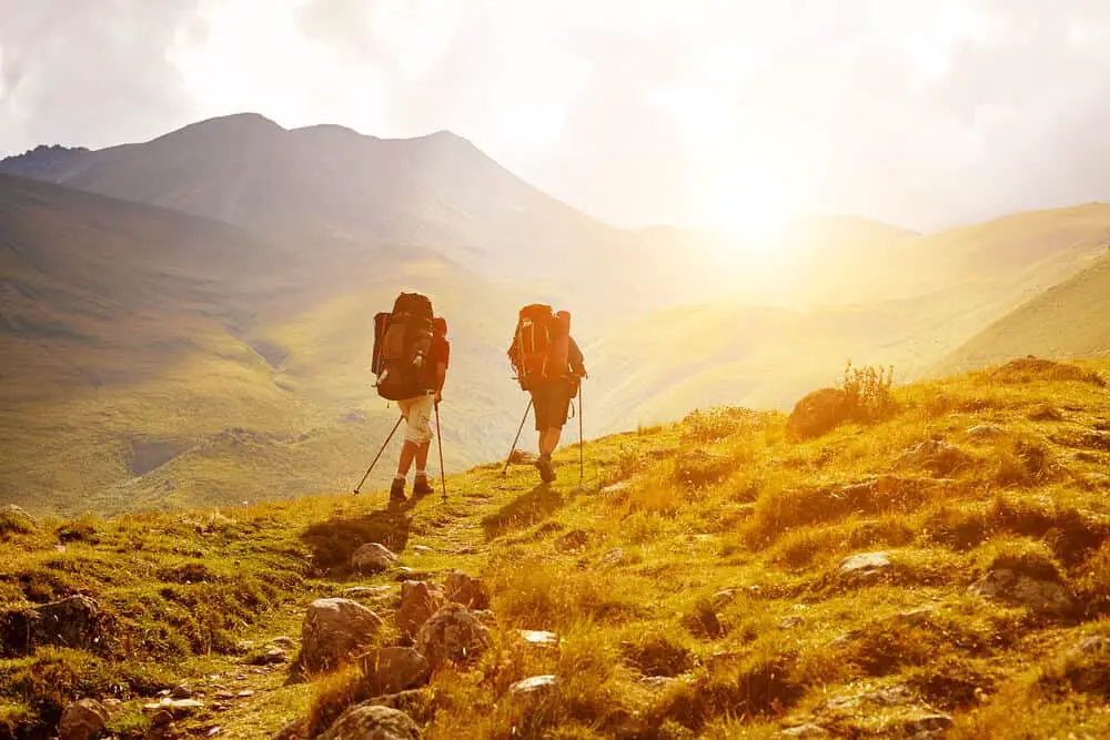 Hikers On Mountains