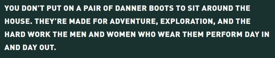 Danner Boots Description