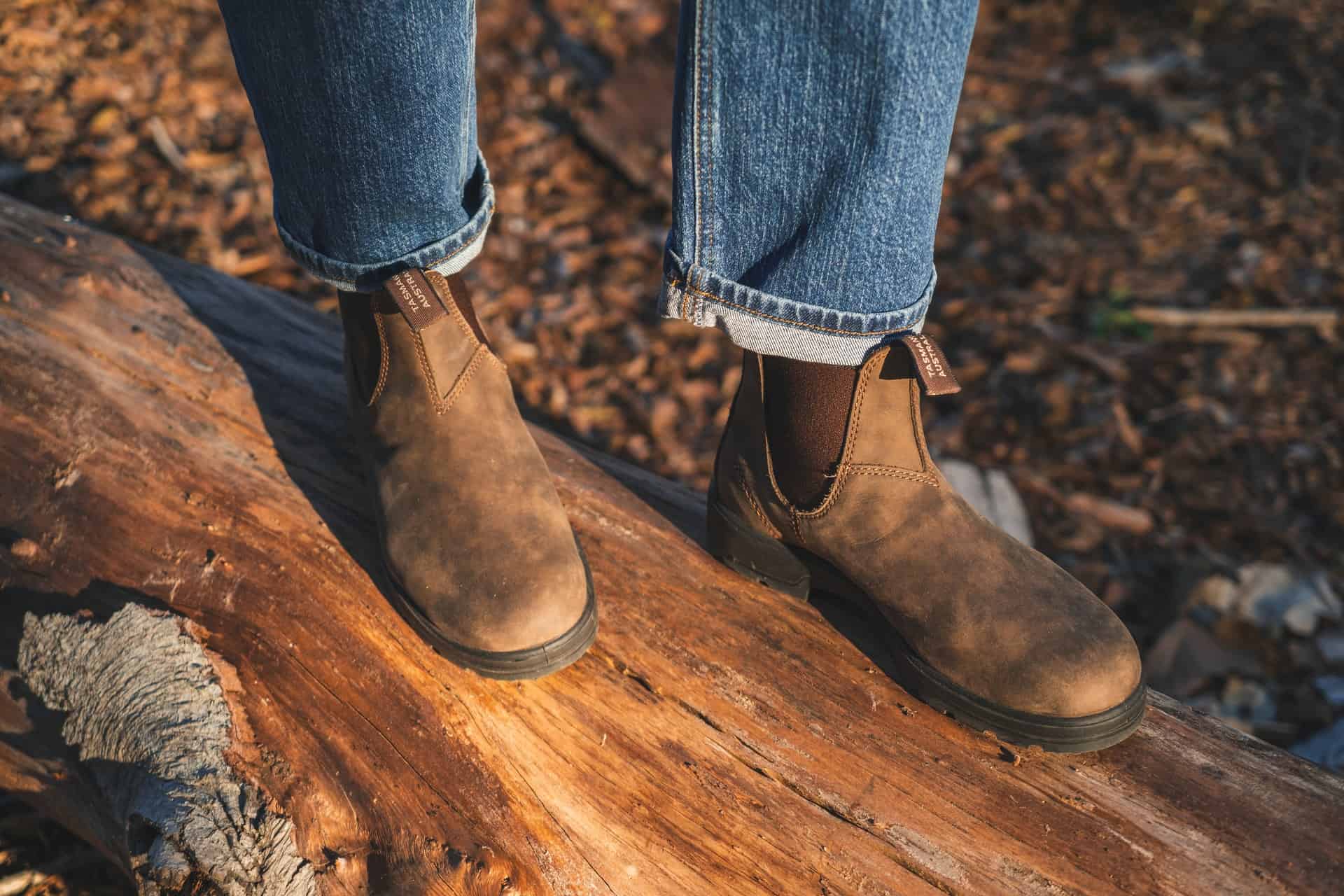 Walking in blundstones